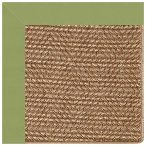 Islamorada-Diamond Canvas Citron Octagon Rug