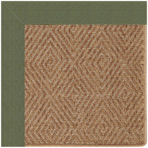 Islamorada-Diamond Canvas Fern Octagon Rug