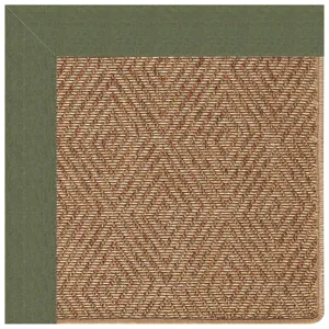 Islamorada-Diamond Canvas Fern Octagon Rug