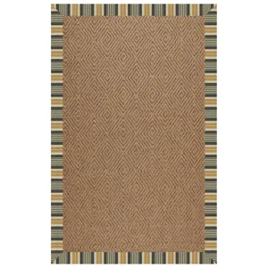 Islamorada-Diamond Long Hill Ebony Rectangle Rug - 12\' x 12\'