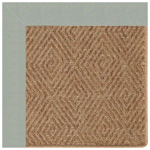 Islamorada-Diamond Canvas Spa Blue Rectangle Rug - 7\'9\" x 10\'9\"