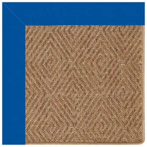 Islamorada-Diamond Canvas Pacific Blue Rectangle Rug - 7\' x 9\'