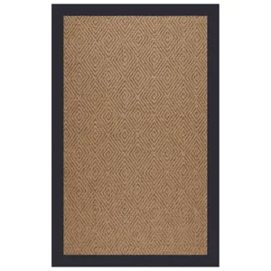 Islamorada-Diamond Canvas Navy Rectangle Rug - 7\'9\" x 7\'9\"
