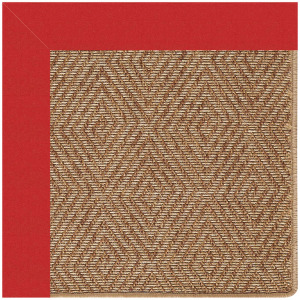 Islamorada-Diamond Canvas Jockey Red Runner Rug