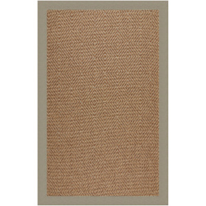 Islamorada-Diamond Canvas Taupe Rectangle Rug