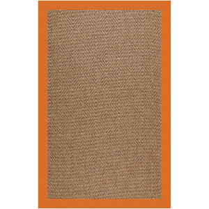 Islamorada-Diamond Canvas Tangerine Rectangle Rug