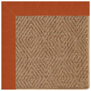 Islamorada-Diamond Classic Persimmon Octagon Rug