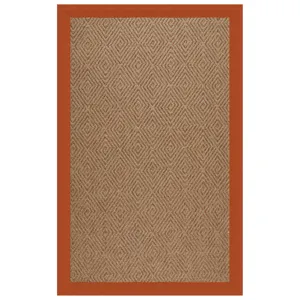 Islamorada-Diamond Classic Persimmon Rectangle Rug - 12\' x 15\'