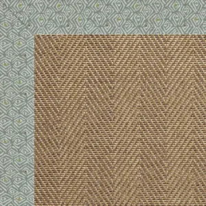 Islamorada-Herringbone Profile Lake Rectangle Rug - 12\' x 12\'