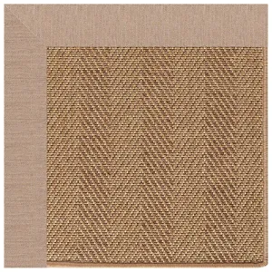 Islamorada-Herringbone Cast Petal Octagon Rug
