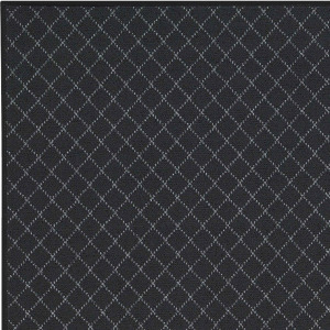 Tailor Works II Black Rectangle Rug