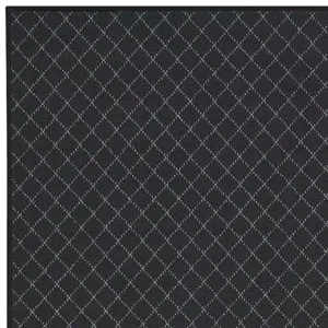 Tailor Works II Black Rectangle Rug