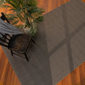 Anton Graphite Rectangle Rug - 4\' x 6\'