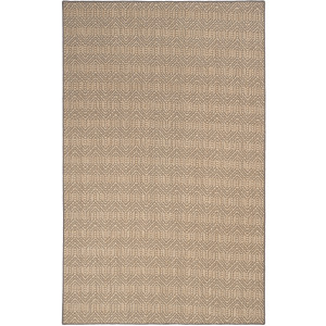 Anton Sand Black Rectangle Rug