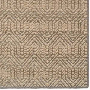 Anton Sand Black Rectangle Rug - 4\' x 6\'