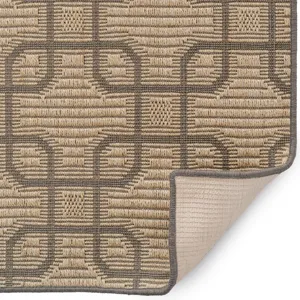Julian Sand Black Rectangle Rug - 3\' x 5\'