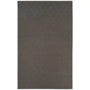 Hugo Graphite Rectangle Rug - 4\' x 6\'