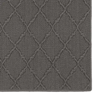 Hugo Graphite Rectangle Rug - 4\' x 6\'