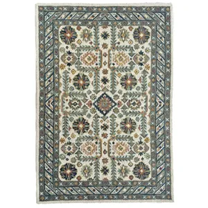 Avanti-Villa Ivory Multi Rectangle Rug - 2\'6\" x 8\'6\"