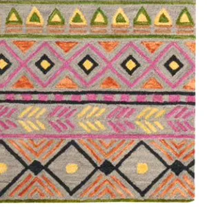 Avanti-Fiesta Gray Multi Rectangle Rug - 3\'6\" x 5\'6\"