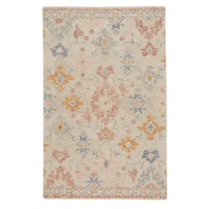 Avanti-Oushak Natural Multi Rectangle Rug - 7\'9\" x 10\'9\"