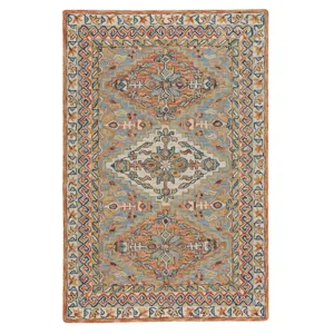 Avanti-Kazak Slate Terra Rectangle Rug