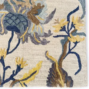 Avanti-Jacobean Gold Multi Rectangle Rug - 7\'9\" x 10\'9\"