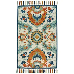 Gypsy-Manihari Sunset Multi Rectangle Rug - 5\' x 8\'