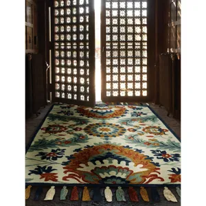 Gypsy-Manihari Sunset Multi Rectangle Rug - 5\' x 8\'