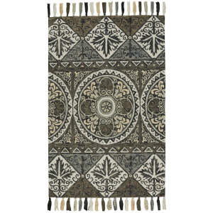 Gypsy-Shaman Grahpite Rectangle Rug