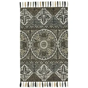 Gypsy-Shaman Grahpite Rectangle Rug - 8\' x 10\'