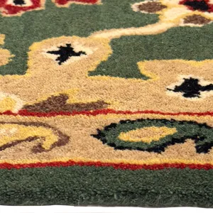 Persia-Mahal Green Rectangle Rug - 2\'6\" x 8\'6\"