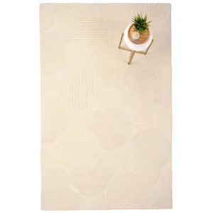 Zen Garden Sand Rectangle Rug - 3\'6\" x 5\'6\"
