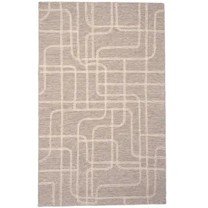 Lineas Graphite Rectangle Rug - 9\' x 12\'