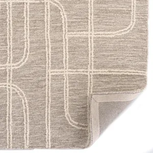 Lineas Graphite Rectangle Rug - 9\' x 12\'
