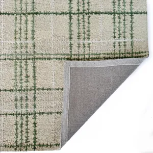 Tartan Moss Rectangle Rug - 5\' x 8\'