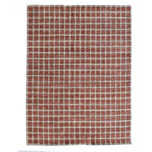 Tattersall Brick Rectangle Rug - 7\'6\" x 9\'6\"