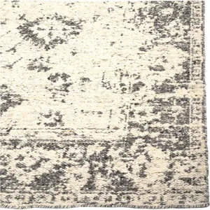 York-Antique Charcoal Rectangle Rug - 9\' x 12\'
