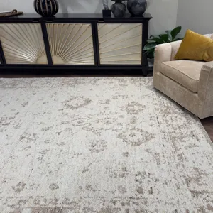York-Antique Beige Rectangle Rug - 7\'6\" x 9\'6\"