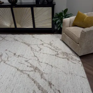 York-Marble Beige Rectangle Rug - 9\' x 12\'