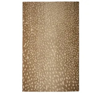 Serengeti-Antelope Beige Rectangle Rug - 7\'9\" x 10\'9\"