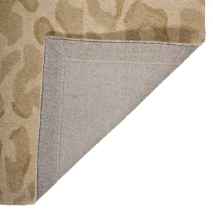 Serengeti-Leopard Natural Rectangle Rug - 5\' x 8\'