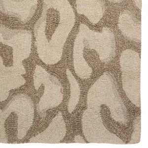 Serengeti-Leopard Taupe Rectangle Rug - 7\'9\" x 10\'9\"