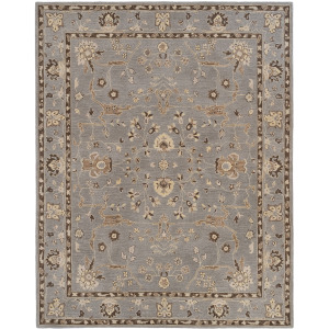 Azari-Isfahan Gray Rectangle Rug