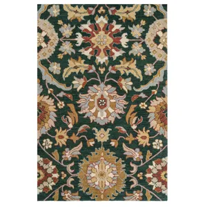 Azari-Keshan Evergreen Rectangle Rug - 9\' x 12\'