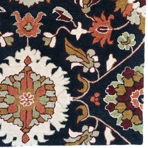 Azari-Keshan Ink Rectangle Rug - 5\' x 8\'