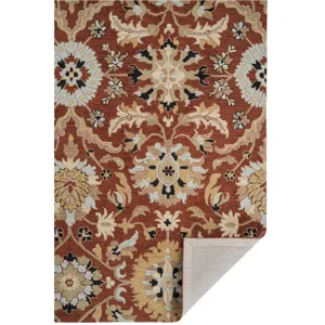 Azari-Keshan Terra Cotta Rectangle Rug - 9\' x 12\'