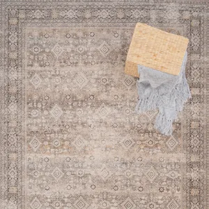 Avery-Bahktiar Stormy Gray Rectangle Rug - 9\'2\" x 12\'5\"