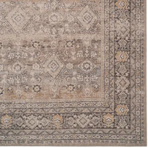 Avery-Bahktiar Stormy Gray Rectangle Rug - 9\'2\" x 12\'5\"