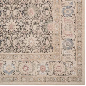 Avery-Keshan Onyx Cream Rectangle Rug - 3\'11\" x 5\'6\"